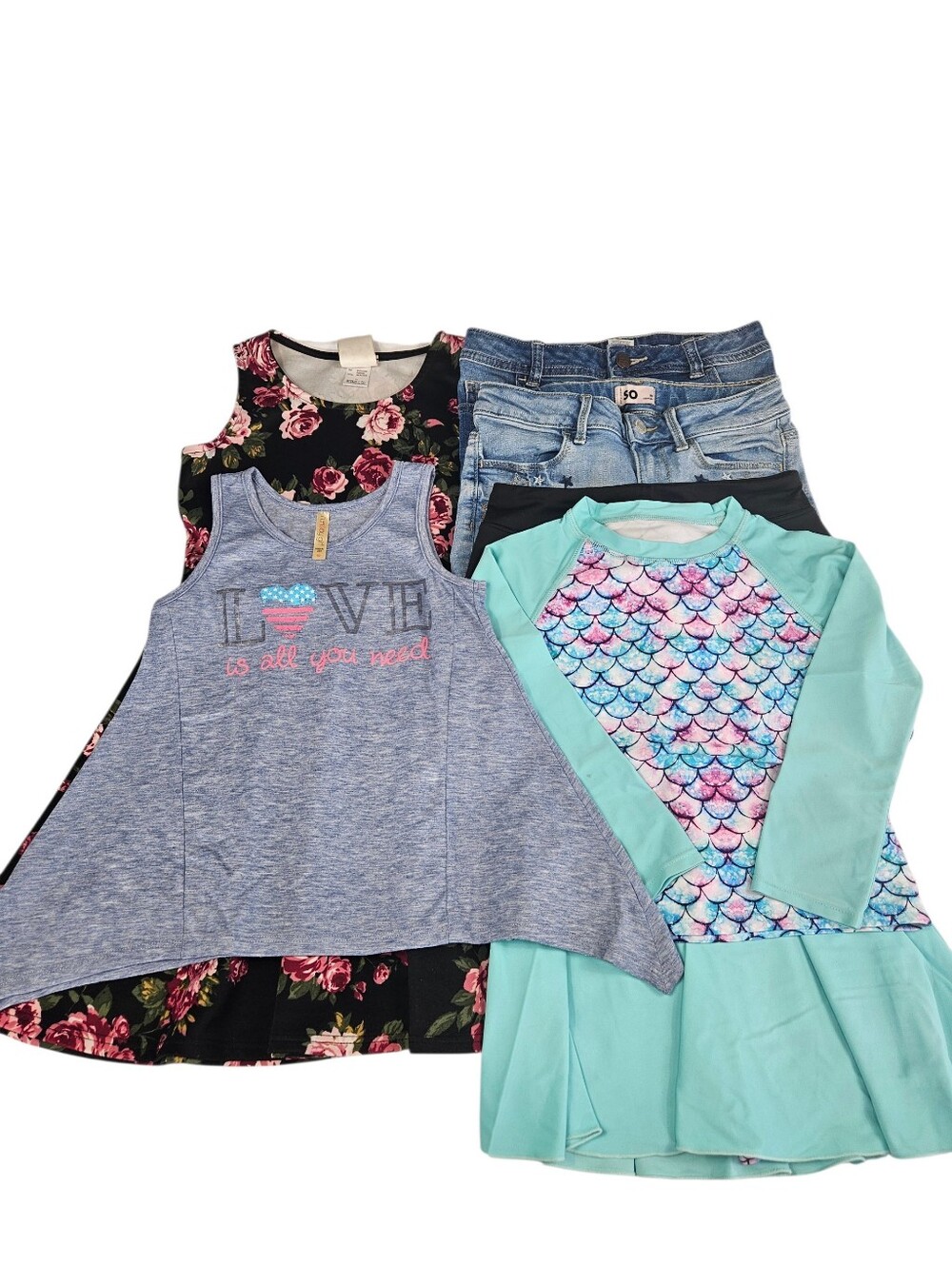 Bundle Of Girls Warm Weather Clothes Size 10